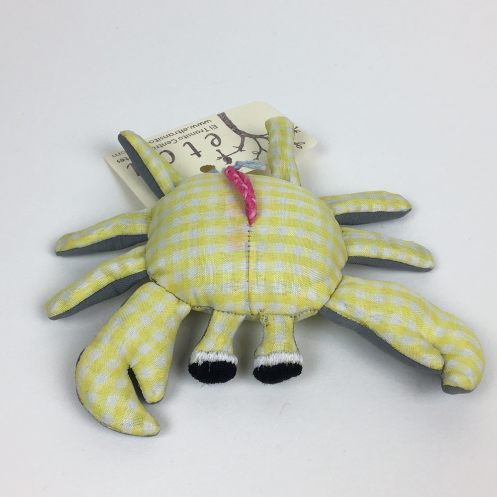 One handmade crab 🦀 keychain ornament